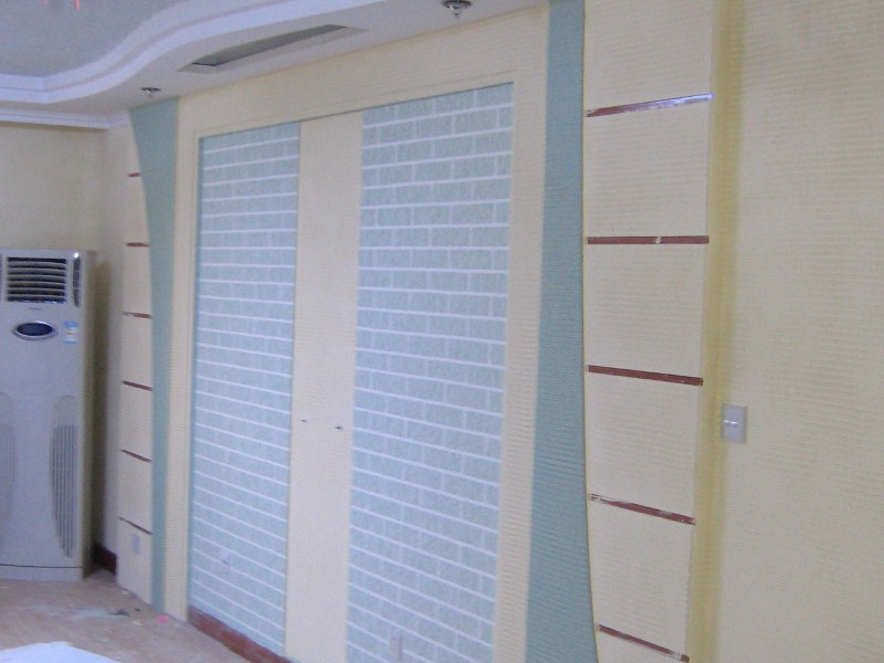 沈陽硅藻泥電視背景墻效果圖19