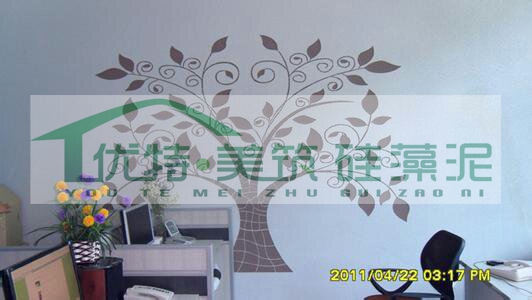 臥室床頭背景墻零污染用優特美筑！