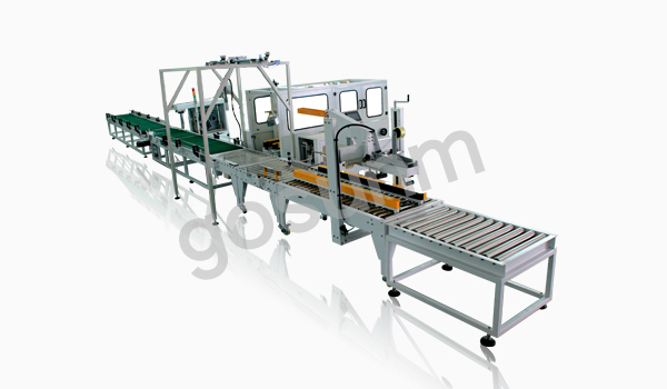 銅絞線實時打印貼標包裝線