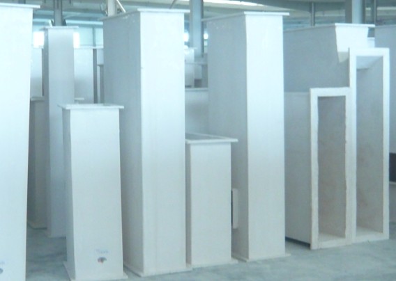 玻鎂煙道板，排煙氣道板，風(fēng)管板 泰安雙隆牌