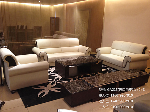 名家沙發新古典系列GA215進口白皮