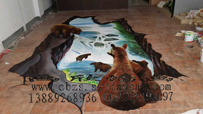 盤錦3D立體畫、抽象畫