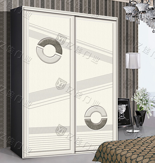 衣柜移門-精雕系列，JS-2573