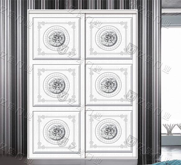 衣柜移門-精雕系列，JS-2577