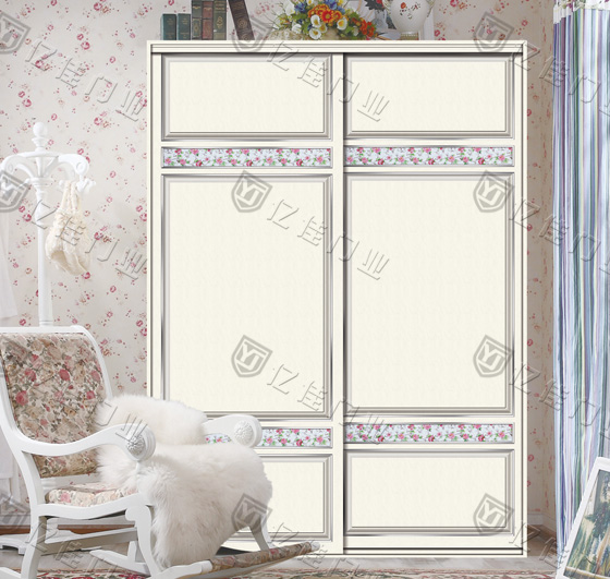 衣柜移門-雙工藝系列，JS-2536