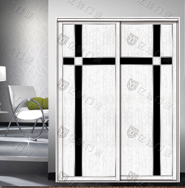 衣柜移門-雙工藝系列，JS-3208