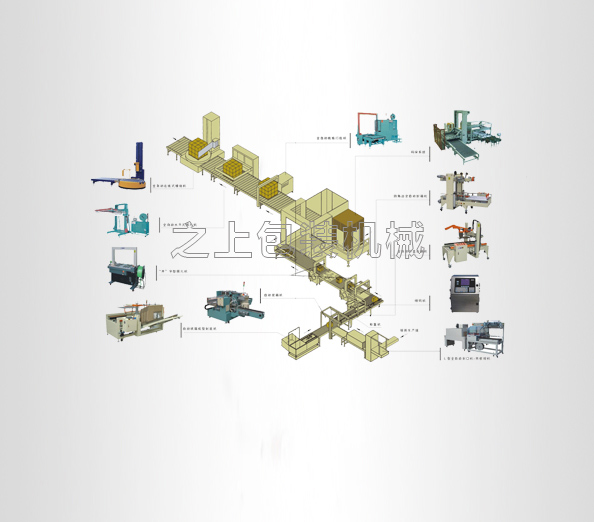后道無(wú)人化包裝流水線