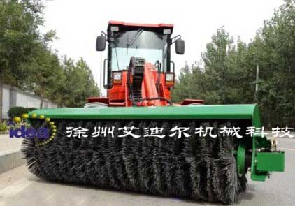 装载机斜角清扫器