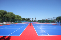 沈陽籃球場懸浮拼裝運動地板