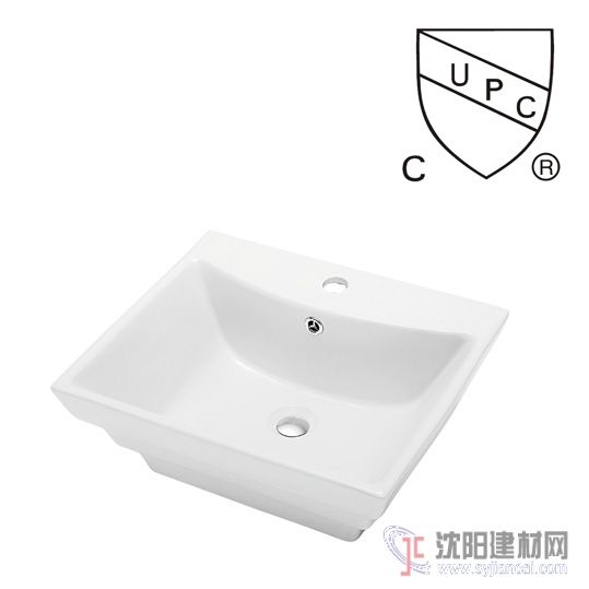 北美UPC認證陶瓷臺上盆/洗手盆SN139-053