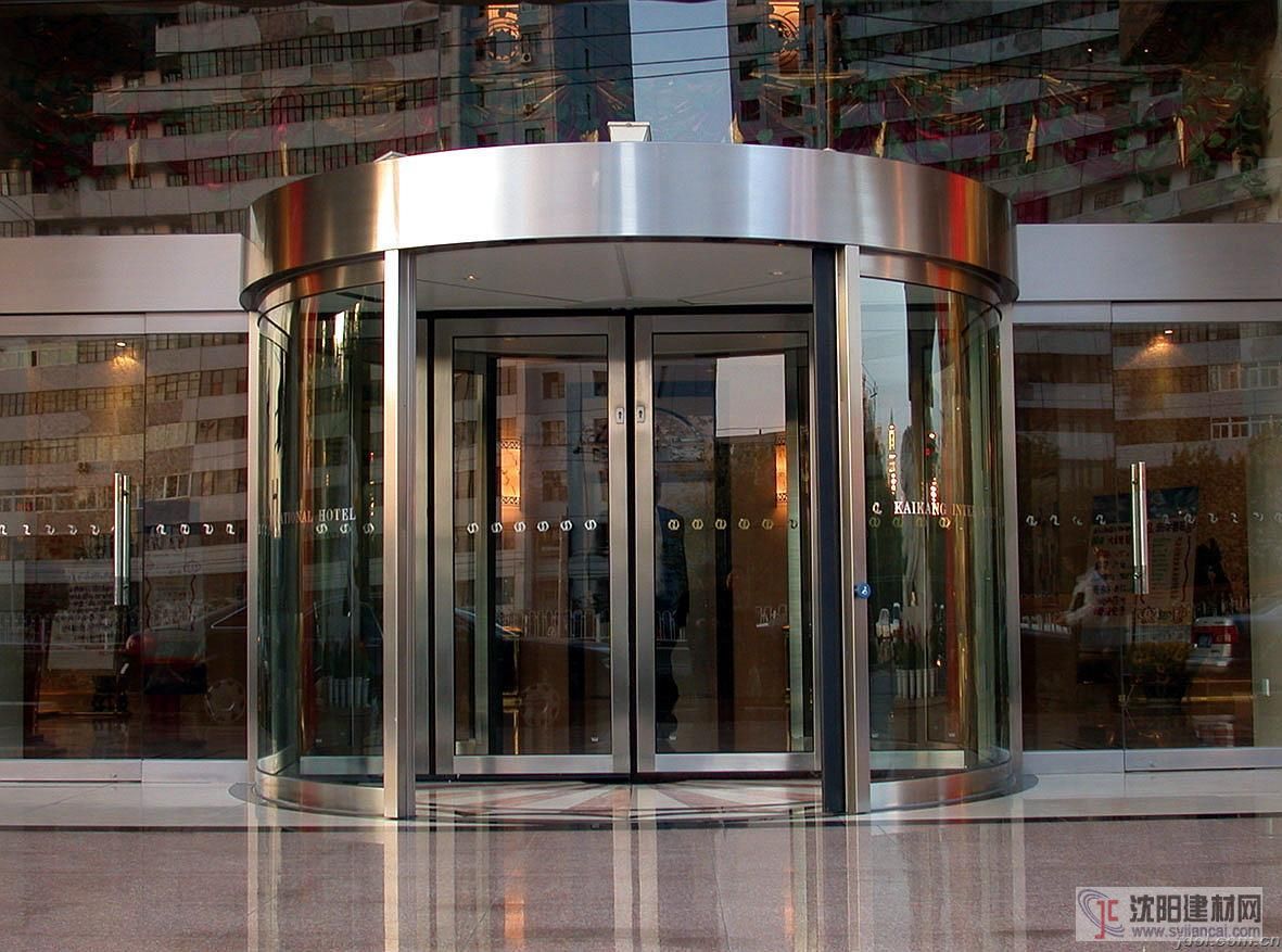 兩翼自動旋轉門 旋轉門鋁型材