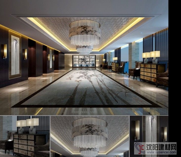 豪華酒店工程吊燈會(huì)所KTV賓館圓形水晶燈