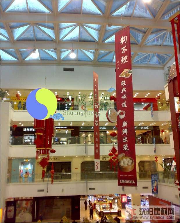 商場懸掛廣告條幅電動升降吊鉤提升設備