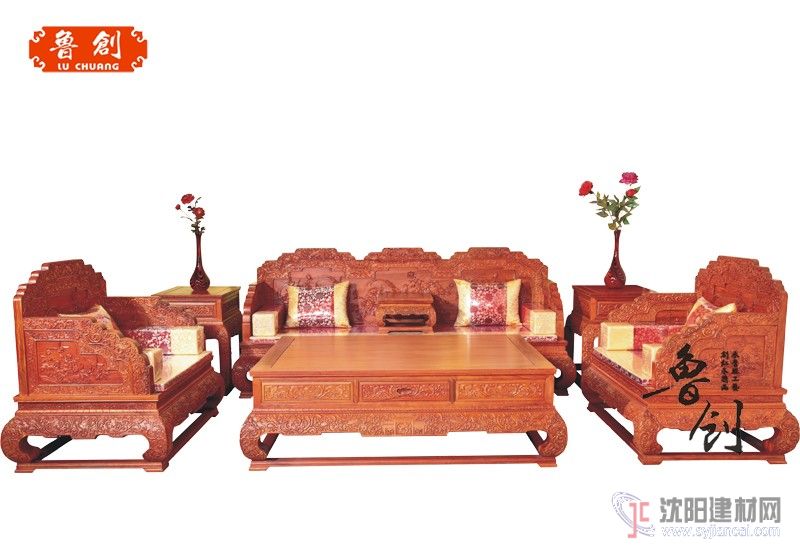 東陽紅木家具廠家直銷-荷花寶座沙發