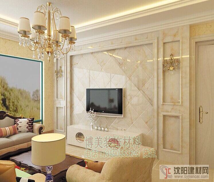 微晶石背景墻 微晶石電視背景墻 微晶石沙發背景墻