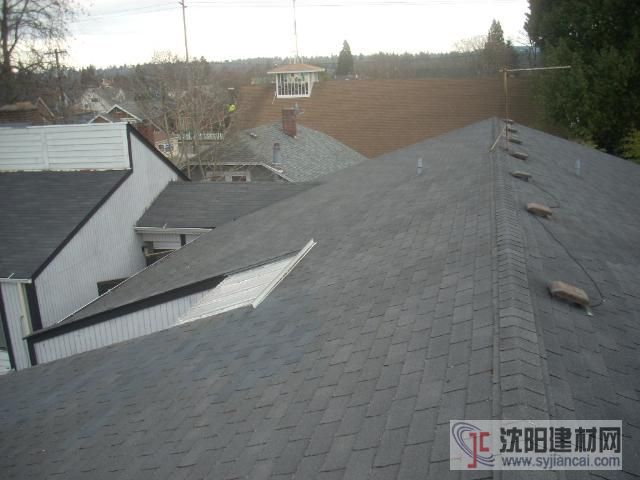 沈陽別墅油氈瓦，銷售，施工。