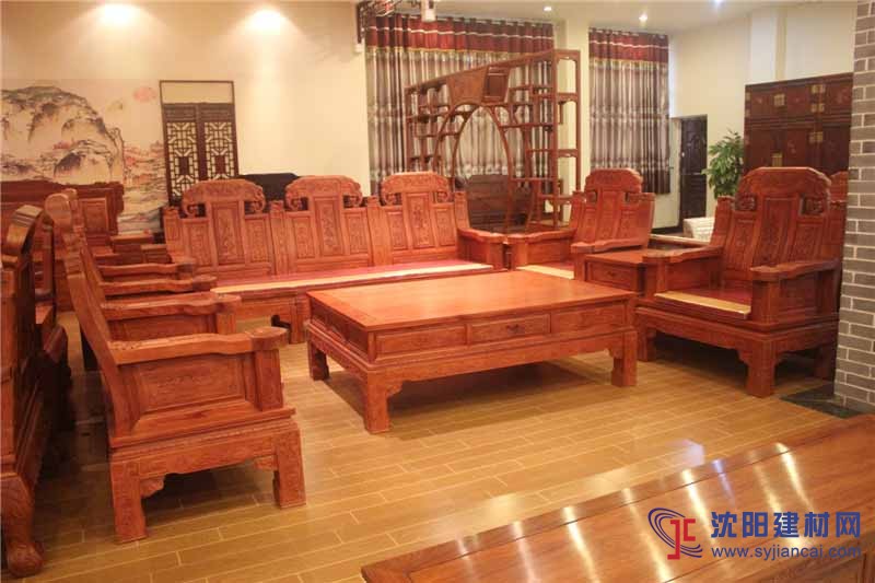 東陽紅木福祿壽沙發