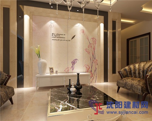 皮雕軟包藝術背景墻 現代簡約 LA004馬蹄蓮