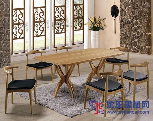 餐廳家具實木餐桌椅
