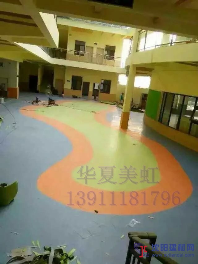廠家直銷沈陽幼兒園環保地膠