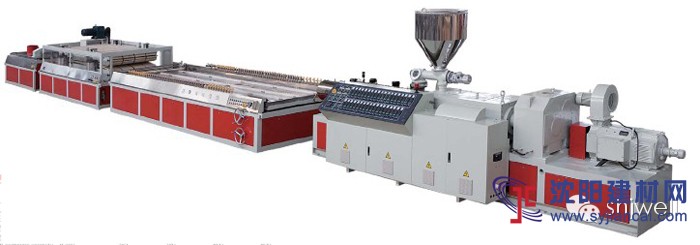 供應上海金緯PVC木塑門板擠出生產線