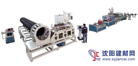 上海金緯機械PE塑鋼纏繞管生產線