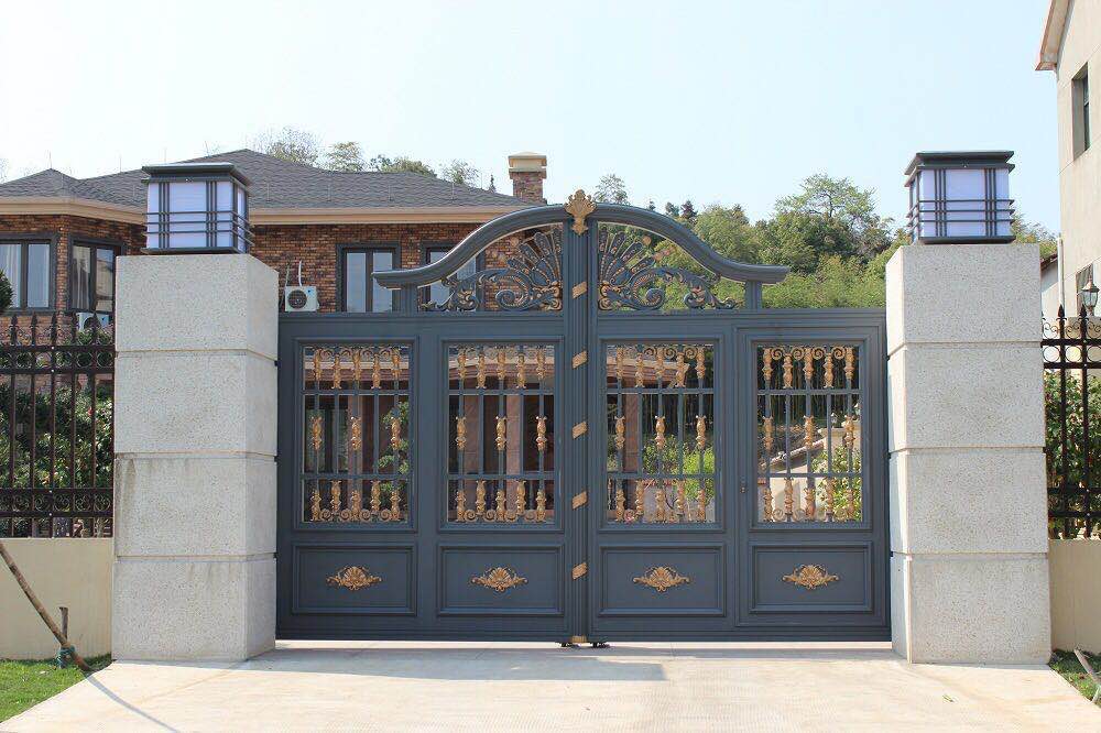 本溪别墅庭院门铸铝门
