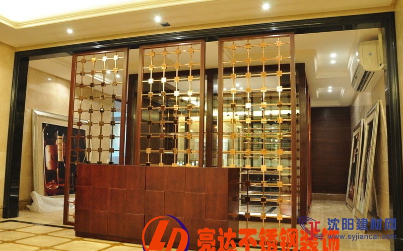 供應(yīng)福建亮達(dá)不銹鋼屏風(fēng) 定制來(lái)圖訂做