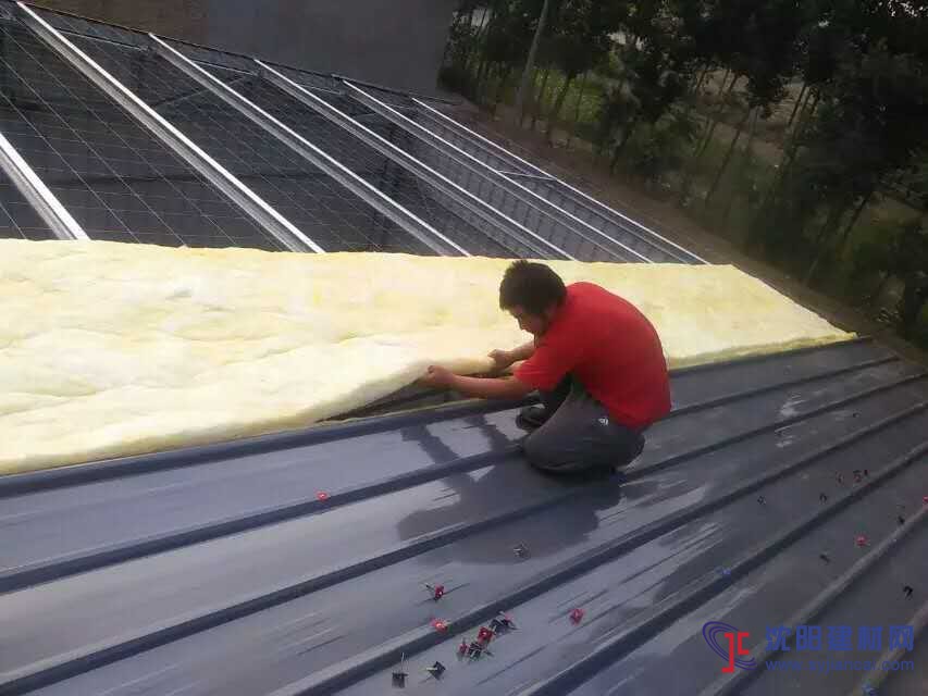 鋼結構廠房用玻璃棉氈 單面鋁箔貼面棉氈 保溫隔音