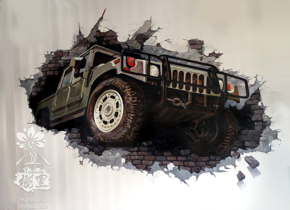 沈陽(yáng)樹(shù)里手繪墻畫(huà)