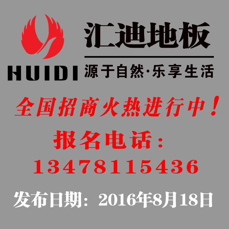 匯迪地板全國(guó)招商進(jìn)行中