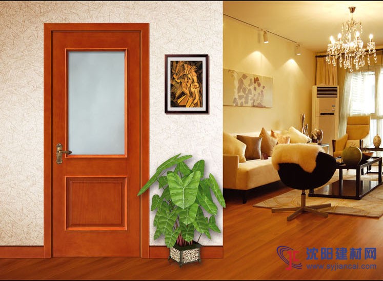 供應金凱木門實木復合烤漆門@04