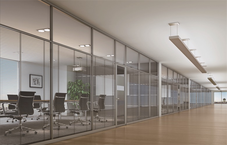 沈陽雙玻百葉隔斷 方科專注隔墻產品