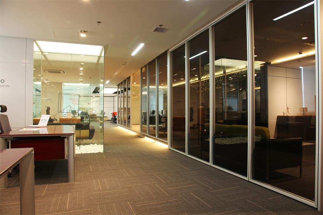 沈陽玻璃隔斷 選方科 90款內鋼外鋁隔斷