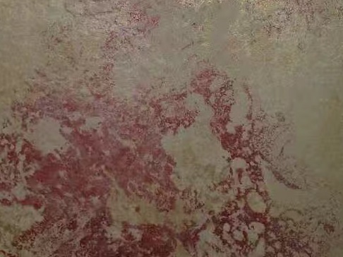 金地洋房 藝術漆施工 完畢