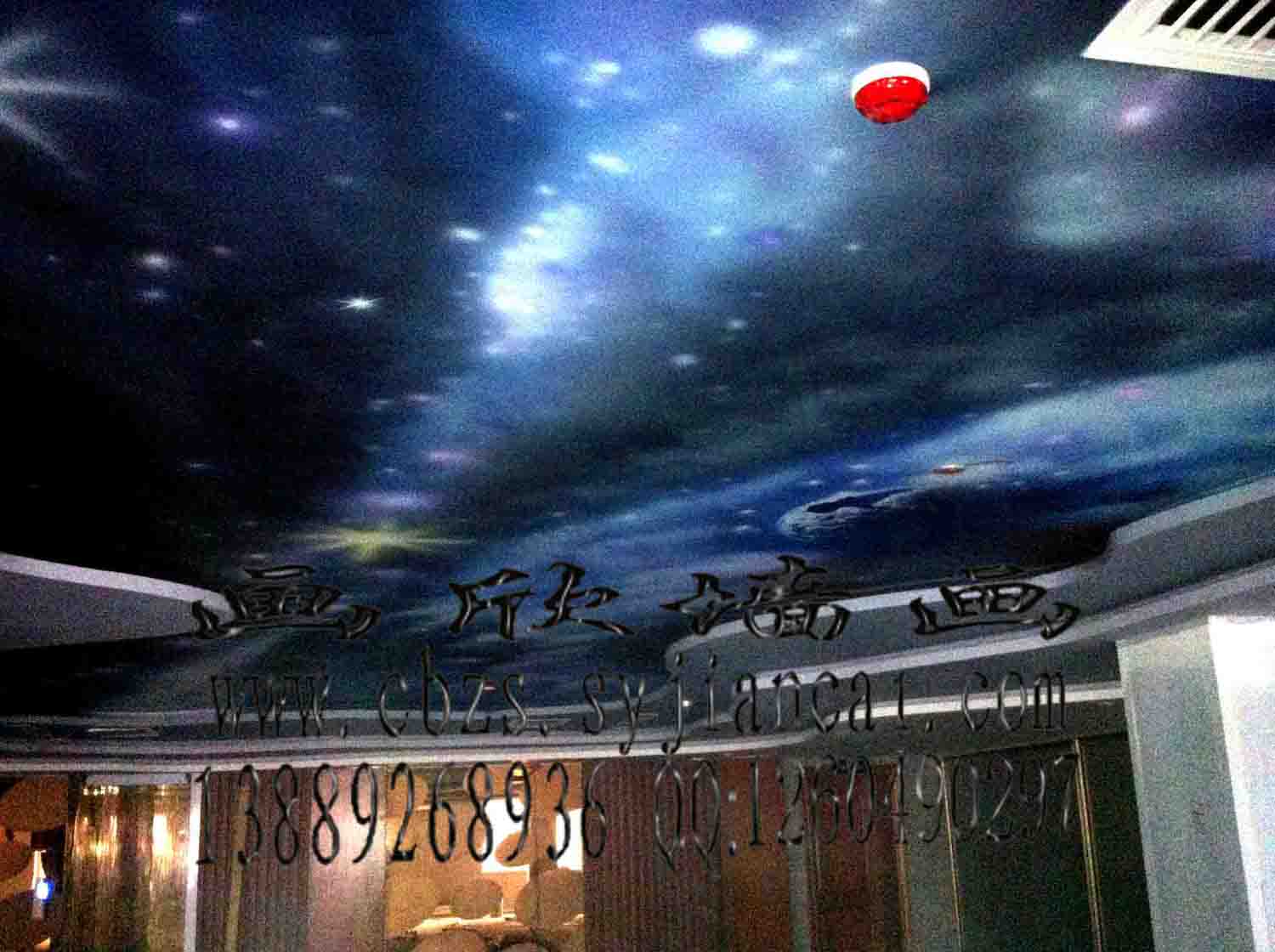 大型洗浴中心彩繪、壁畫、墻畫