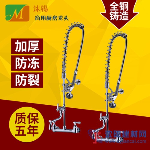食堂酒店專業高壓沖洗水龍頭全銅鑄造質保5年