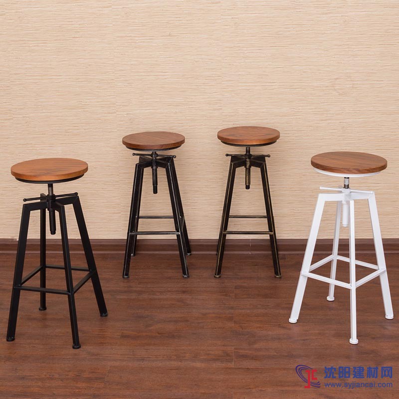 歐美式鐵藝酒吧吧臺(tái)椅