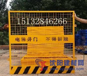 建筑樓層井口防護(hù)門、單扇施工建筑電梯門