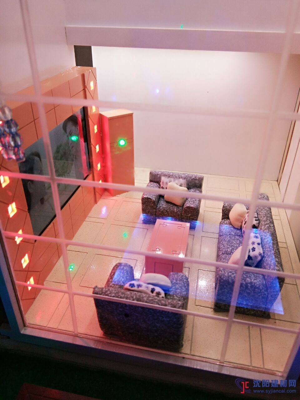 銘辰智能家居演示沙盤2017別墅模型演示智能家居系統