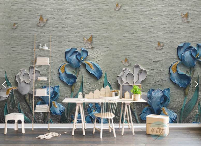 仿玉雕電視背景墻