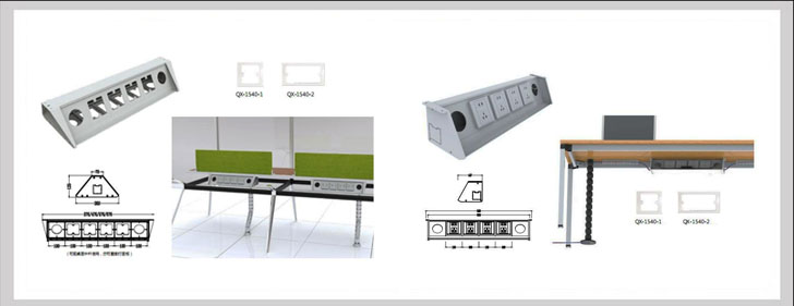 三角雙面吊線盒