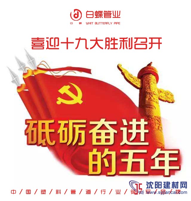 十九大開幕 管材十大品牌迎接中國走進“十九大時間”