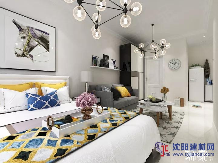 新潤萬壽里50㎡ 打造小戶型的現代家居夢