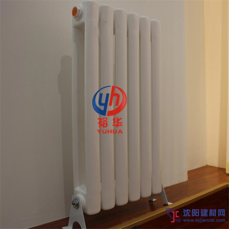 新款銅鋁復合暖氣片A非鋼二柱鋁A過水熱散熱器