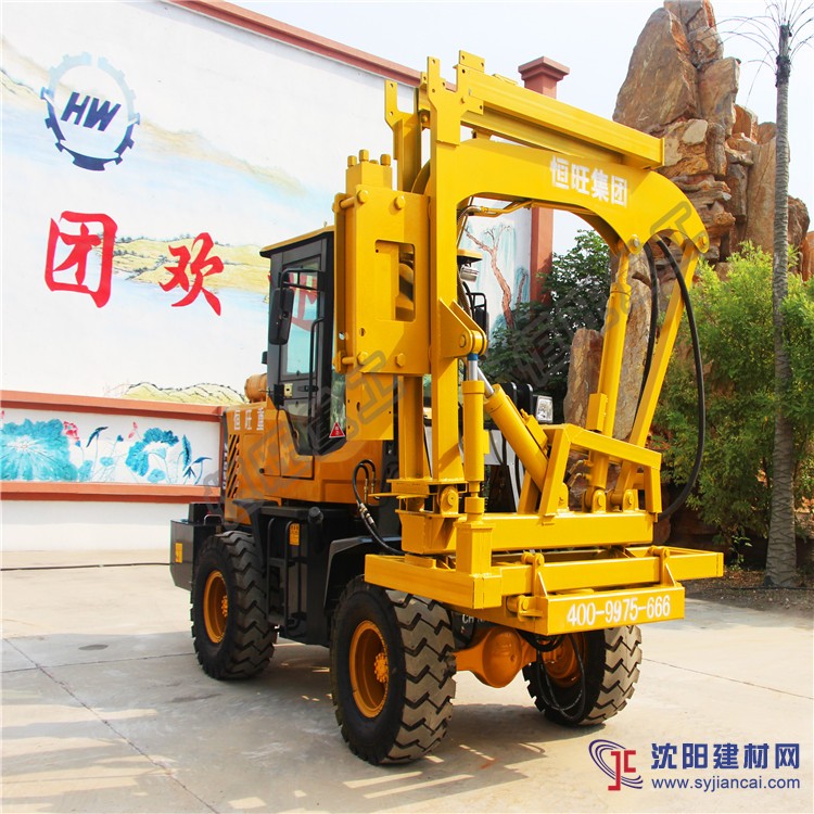 供應裝載式護欄打樁機 公路護欄鉆孔機 打樁機價格