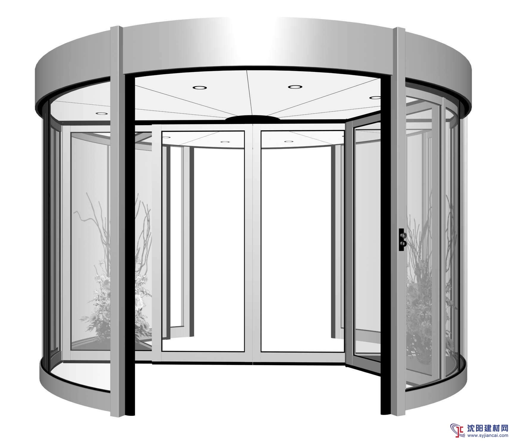 長春旋轉門維修維保系統升級改造、銷售旋轉門全套配件