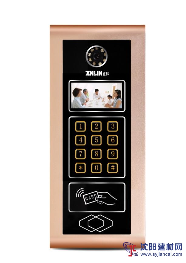 安徽全數(shù)字樓宇對講帶廣告功能門口機(jī)珠海正林可視對講