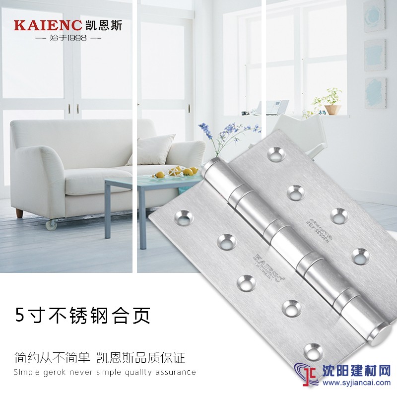 廣東凱恩斯 304不銹鋼門用合頁(yè) 門鎖五金配套廠家