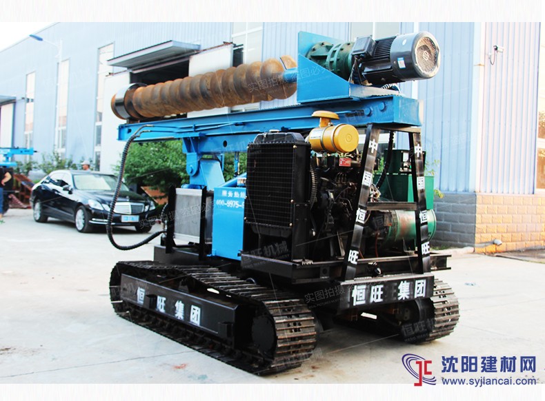 氣動光伏打樁機 工程建筑打樁 360度旋轉多功能打樁機